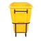Vestil Heavy Duty Tilt Truck 1 Cubic Yard 2100 lb Yellow TDT-100-HD-YELLOW - alternate 2
